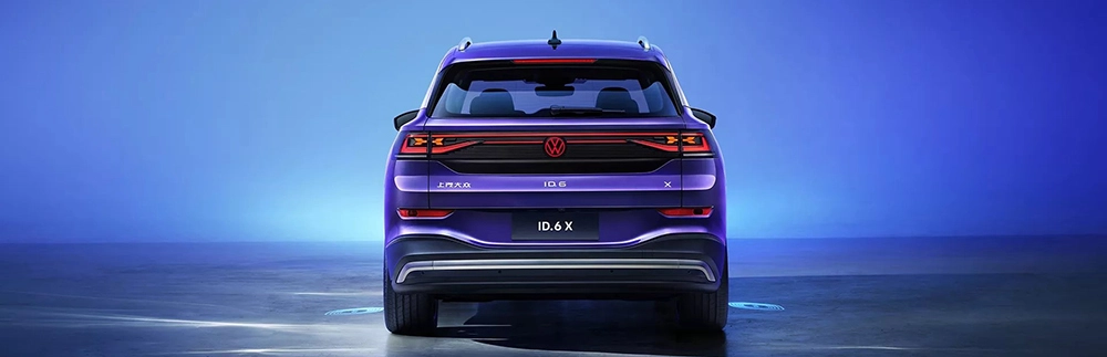 VW ID6 Blue Color Gallery