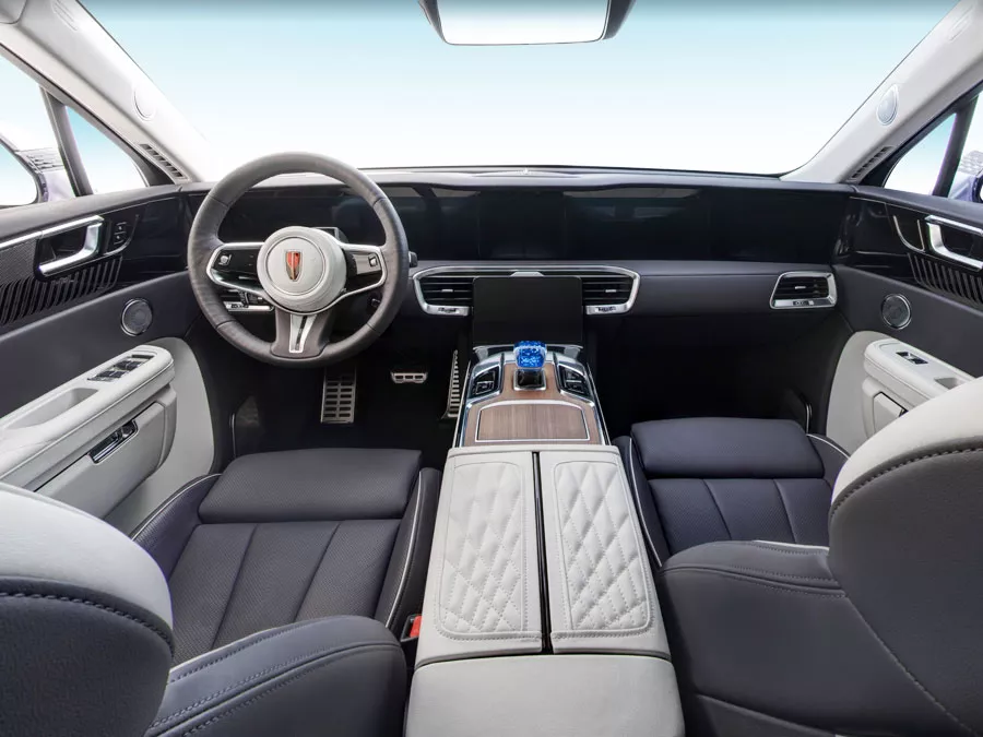 Hongqi E-HS9 Dark White Interior color