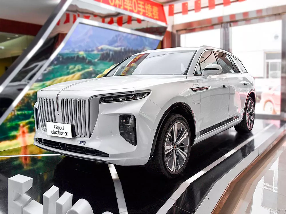 Hongqi E-HS9 White Color